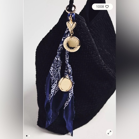 Anthropologie Handbags - Anthropologie Heritage Bow Bag Purse Charm